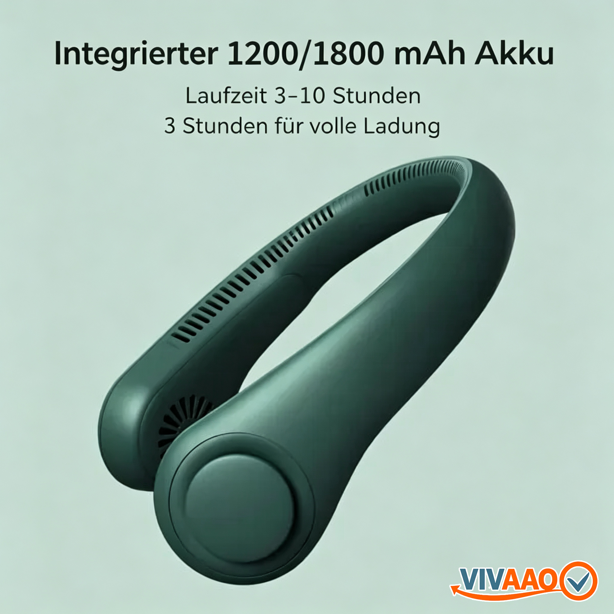 Tragbarer, flügelloser Nackenventilator – (Importware)