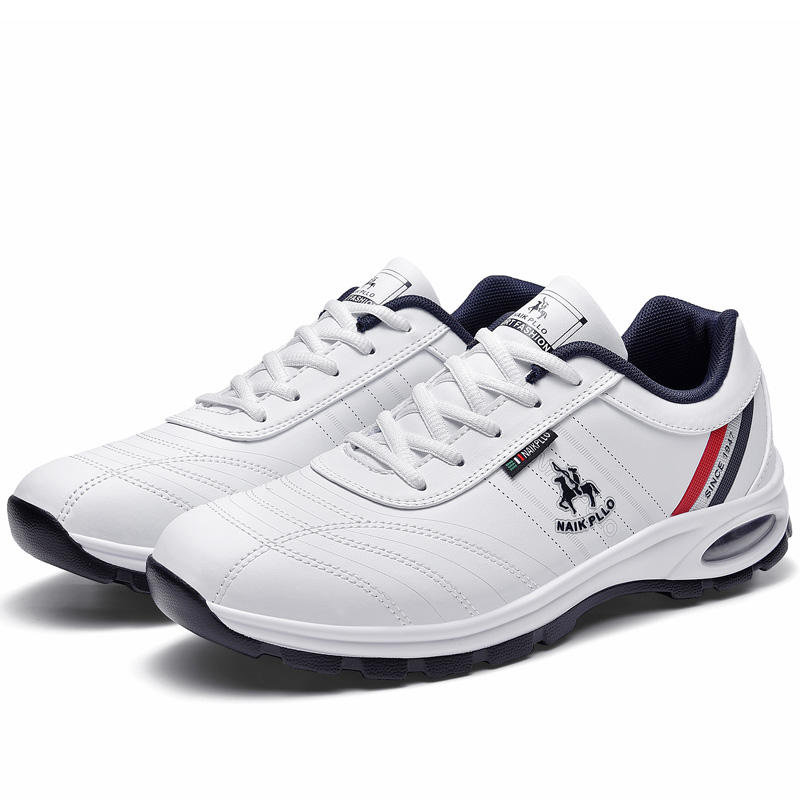 Men's Good Arch Support Outdoor Breathable Walking Shoes, Comfy Orthopedic Walking Shoes