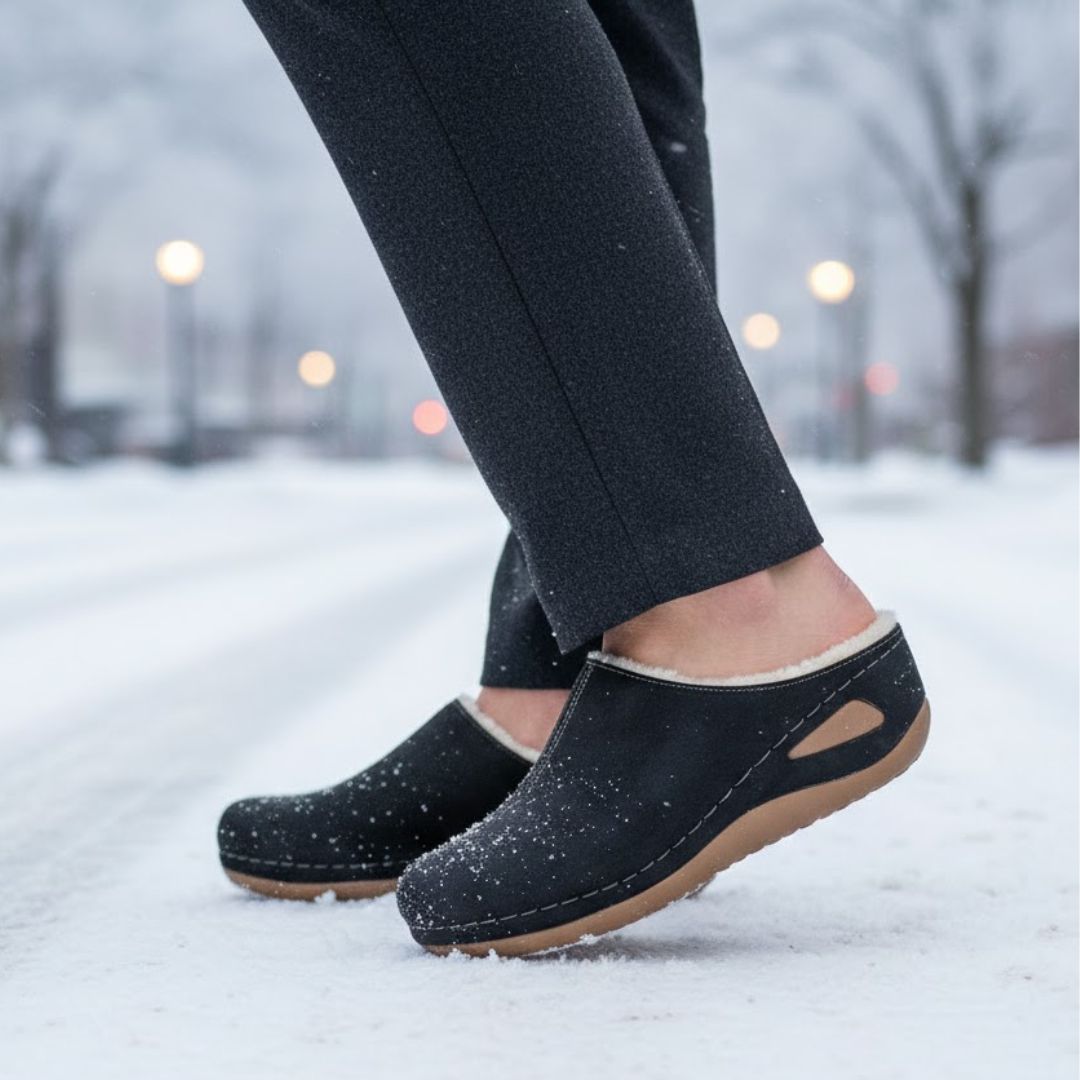 Vivastep - ergonomic and non-slip winter slippers for pain relief