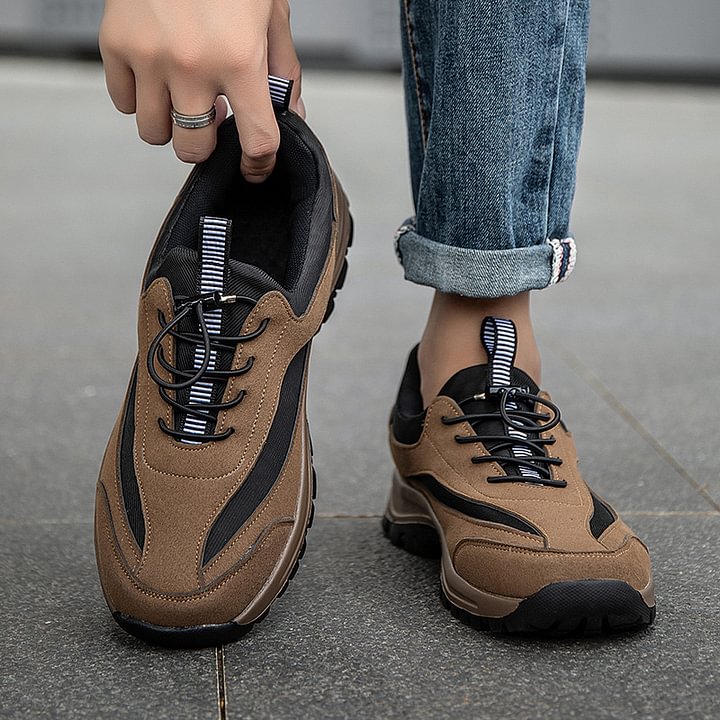 (👨‍⚕️Medical Certification®️) Men's Comfortable Orthopedic Shoes Waterproof Hiking Shoes Sneakers [Effect: Relieves Foot Pain]