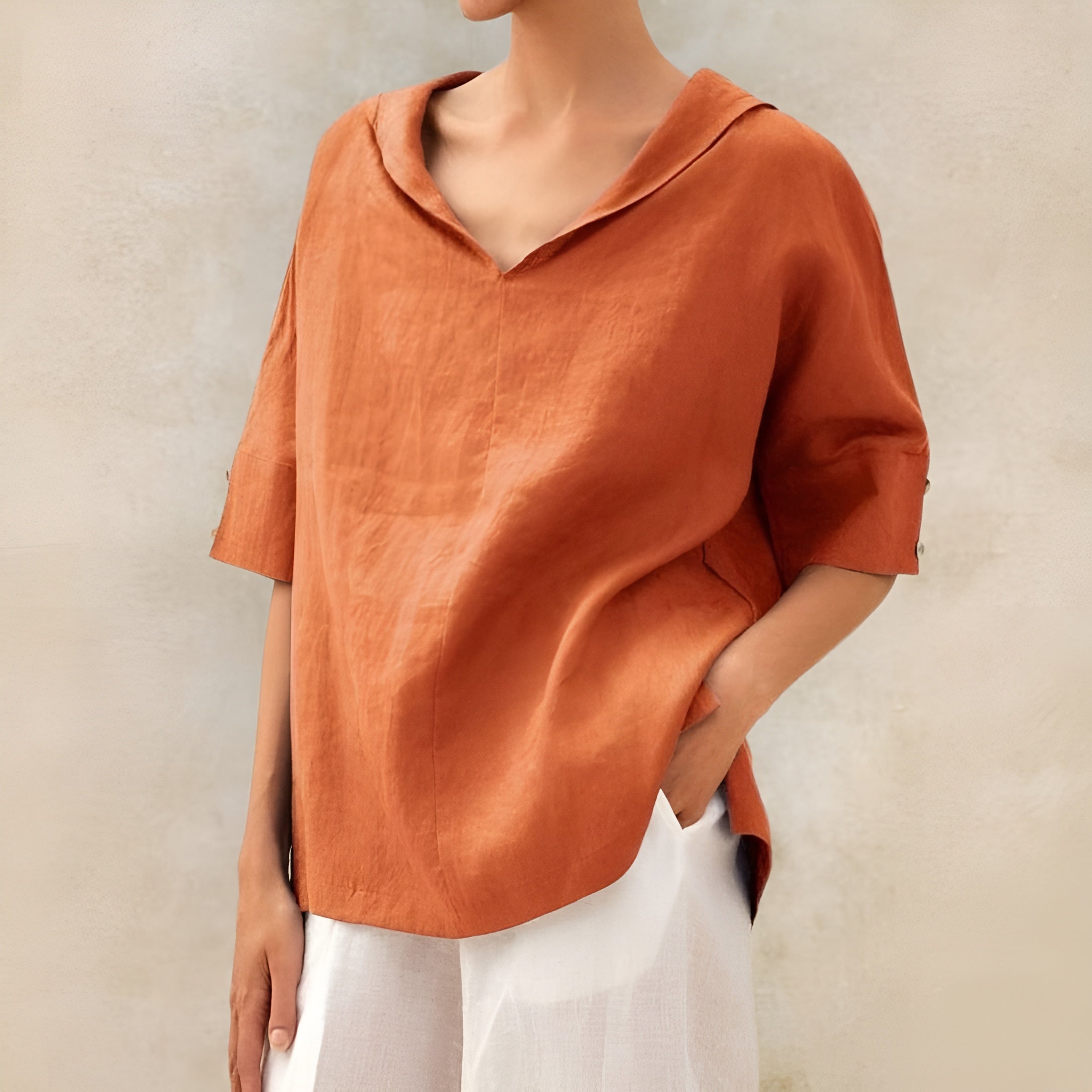 SAOIRSE - LINEN BLOUSE