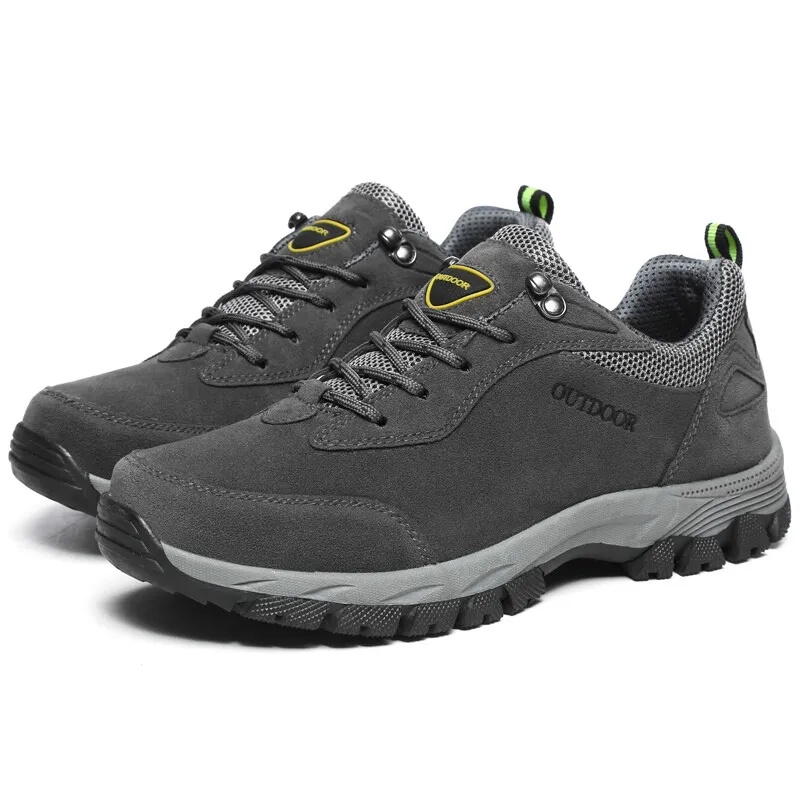 Men's Waterproof Breathable Lightweight Arch Support Hiking Shoes for Plantar Fasciitis (Medical Certification)