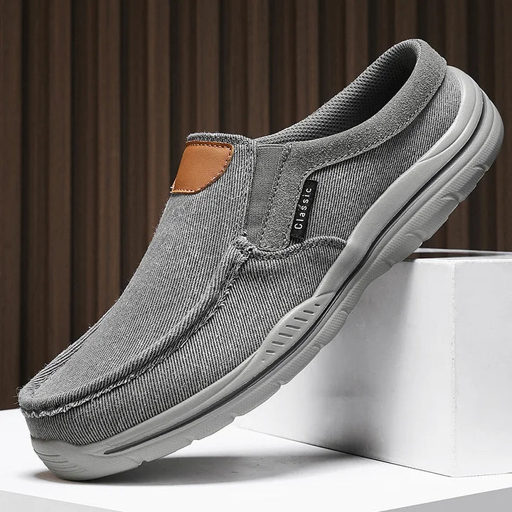Men's Orthopedic Slip-On Loafers – Wide Toe, Arch Support & Waterproof