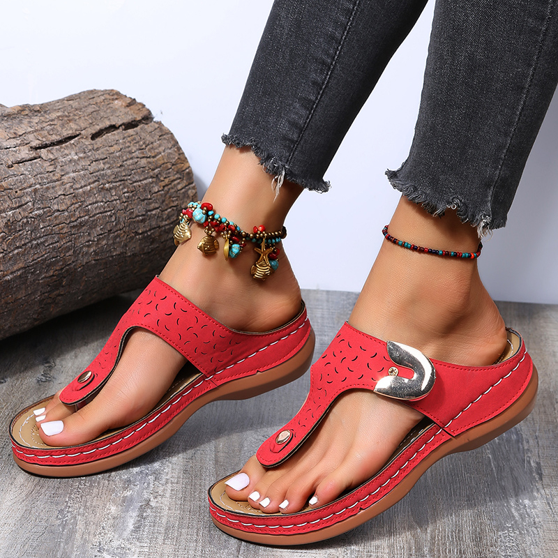 WOMEN  SOFT FOOTBED ORTHOPEDIC ARCH-SUPPORT SANDALS