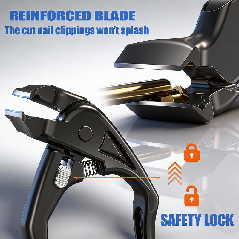 Gentle, Safer Nail Care for Seniors Long-Handle Nail Clipper for Toenails