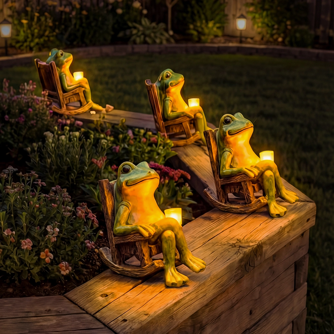 Glowing Garden Frog