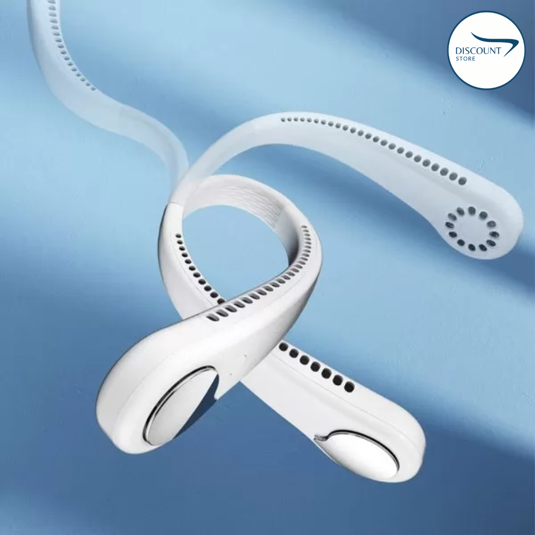 Tragbarer, flügelloser Nackenventilator – (Importware)
