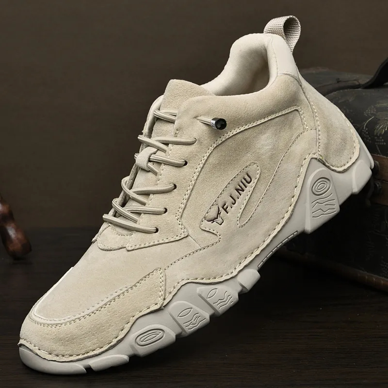 🔥Hot-selling-Men's non-slip genuine leather orthopedic shoes with arch support