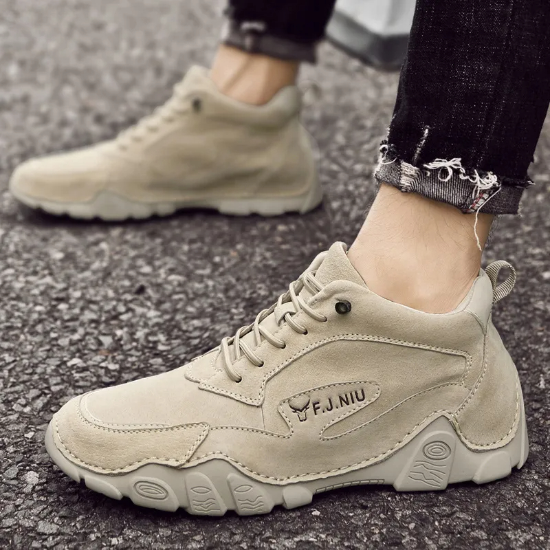 🔥Hot-selling-Men's non-slip genuine leather orthopedic shoes with arch support