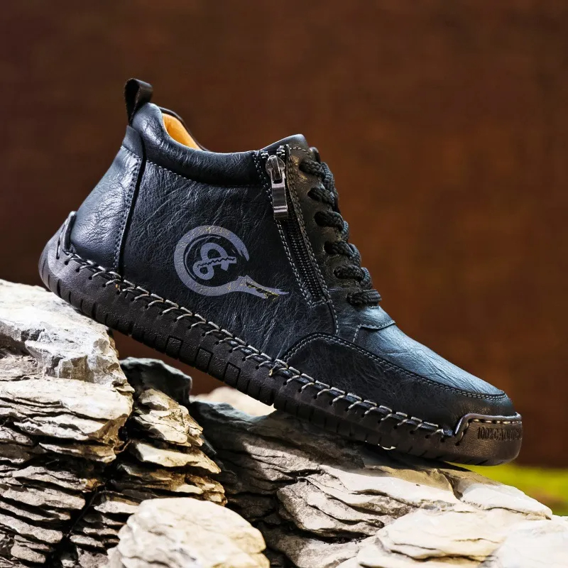 🔥Today 50% off🔥Men's handmade genuine leather British style orthopedic shoes