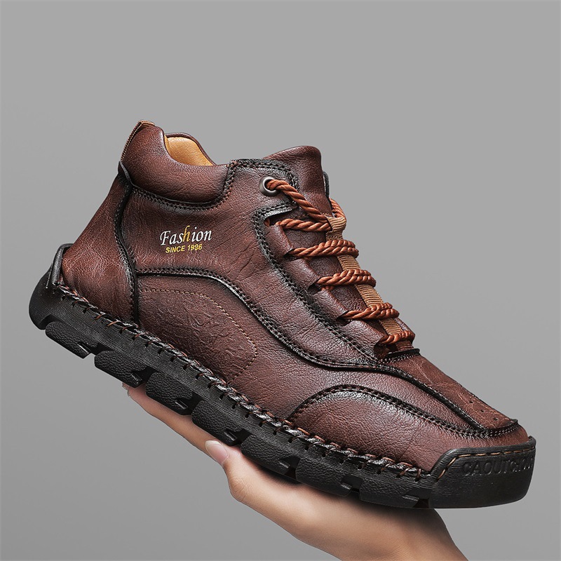 🔥Today 60% off🔥Men's handmade genuine leather soft-soled orthopedic shoes with arch support.