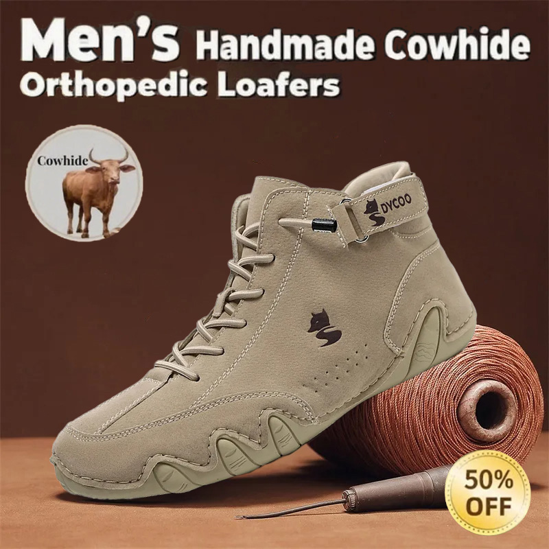 Last day 70% off 🔥Unisex genuine leather handmade orthopedic loafers