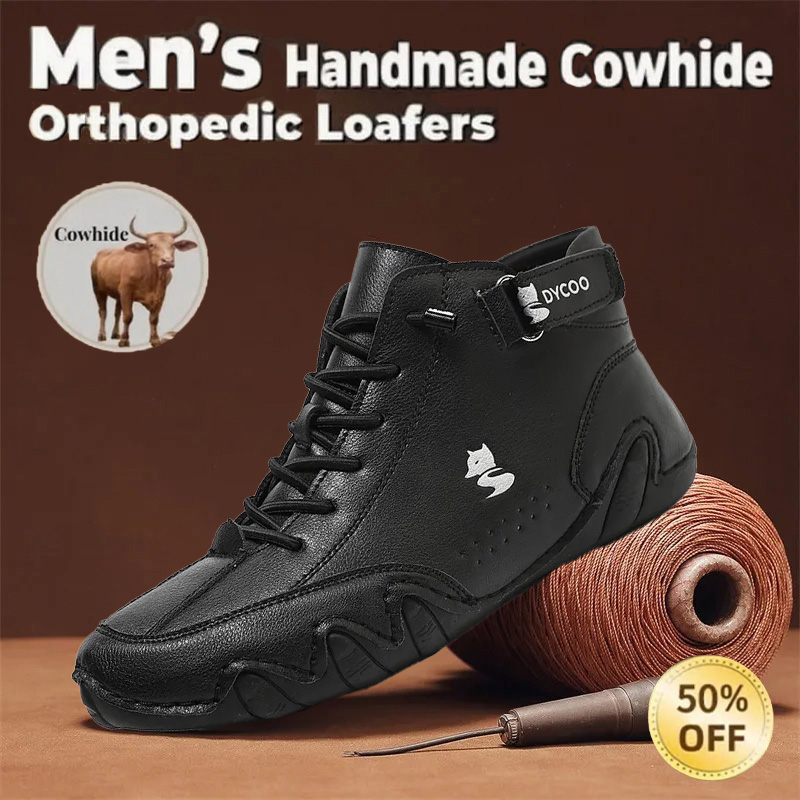 Last day 70% off 🔥Unisex genuine leather handmade orthopedic loafers