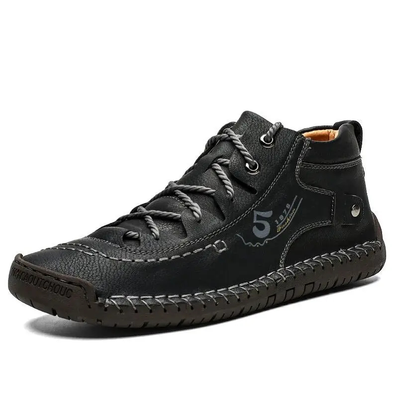Soft Leather Vintage Orthotic Shoes for Men