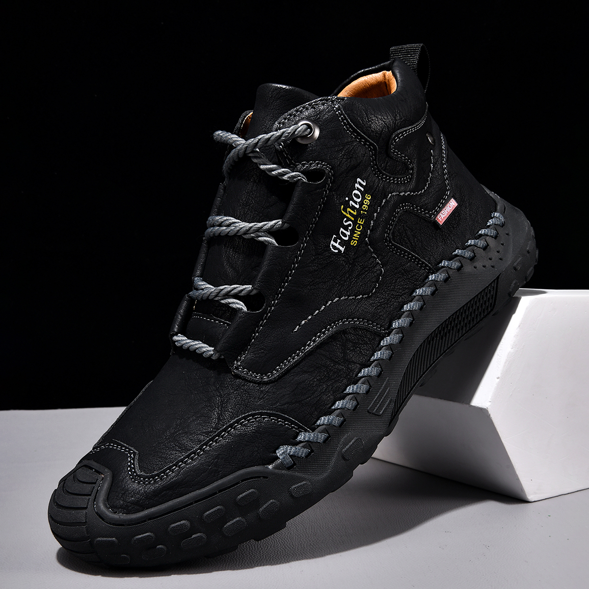 ⏰Limited Time Sale 65% OFF-Men's genuine leather non-slip corrective shoes to relieve walking pain