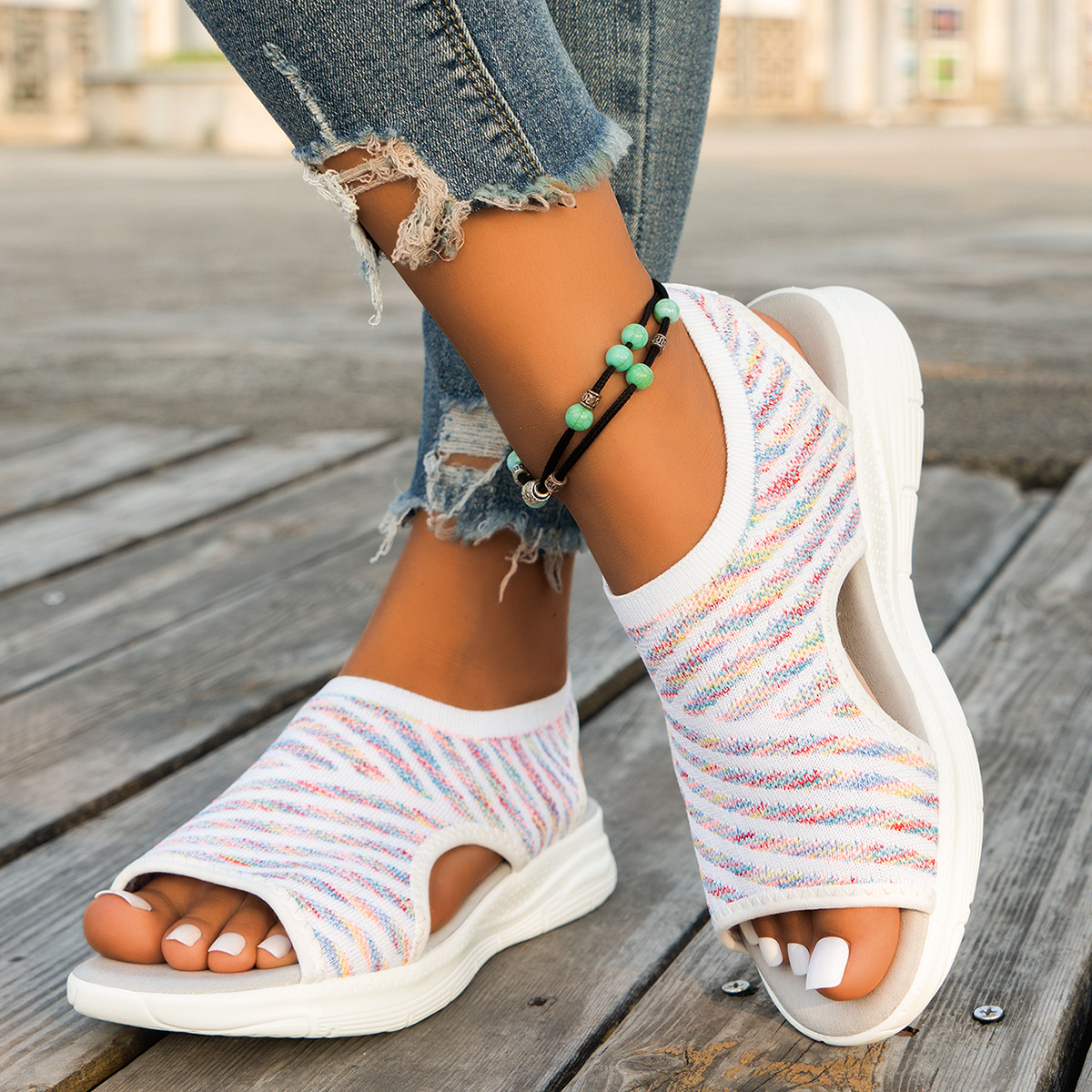 Orthopedic Women's Sandals with Arch Support for Foot Pain Relief
