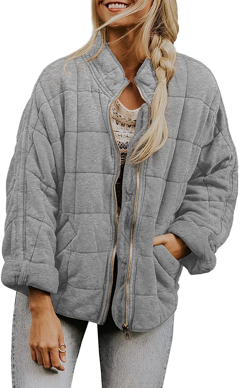 Women's Loose-fitting Long-sleeved Pocket Jacket