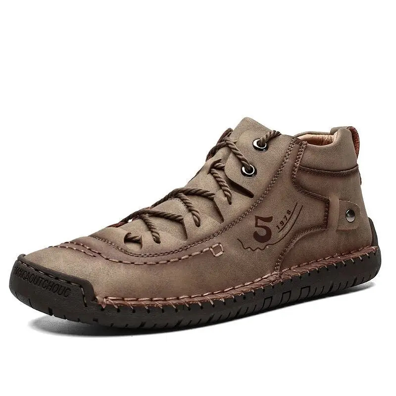 Soft Leather Vintage Orthotic Shoes for Men