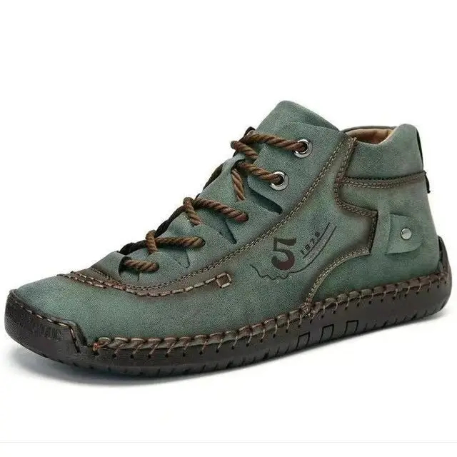 Soft Leather Vintage Orthotic Shoes for Men