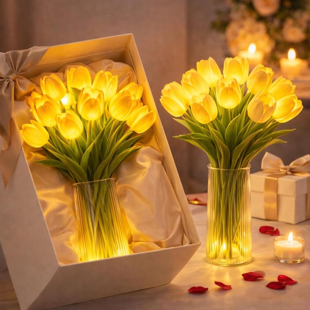 Radiant Romantic Tulip Light