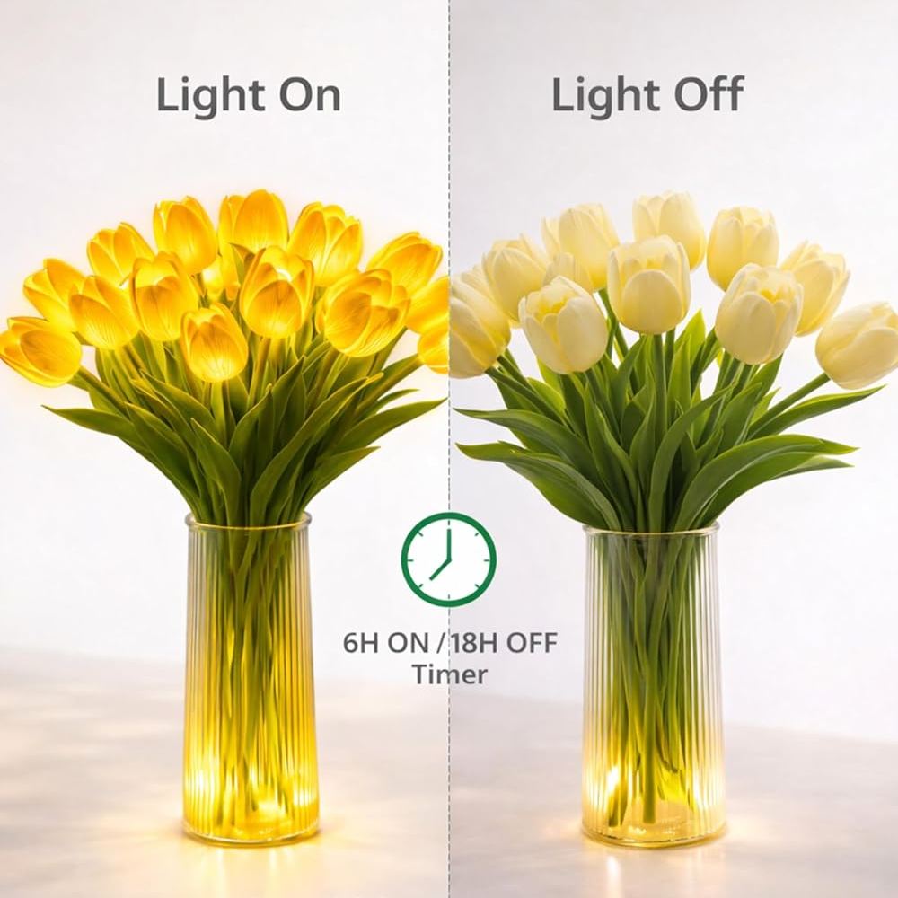 Radiant Romantic Tulip Light