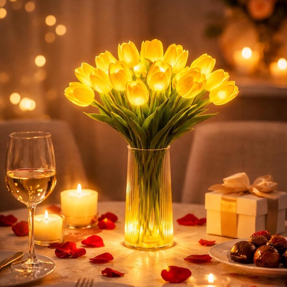 Radiant Romantic Tulip Light