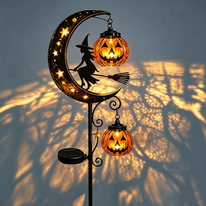 🎃 Halloween Early Bird Sale | 49% OFF Pumpkin Moon Garden Stake Light