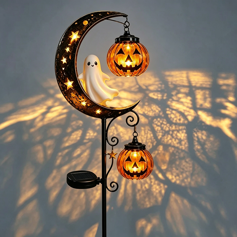 🎃 Halloween Early Bird Sale | 49% OFF Pumpkin Moon Garden Stake Light