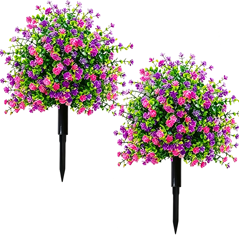 Last Day Promotion! 🔥Artificial Potted Trees With Ground Stakes🌼