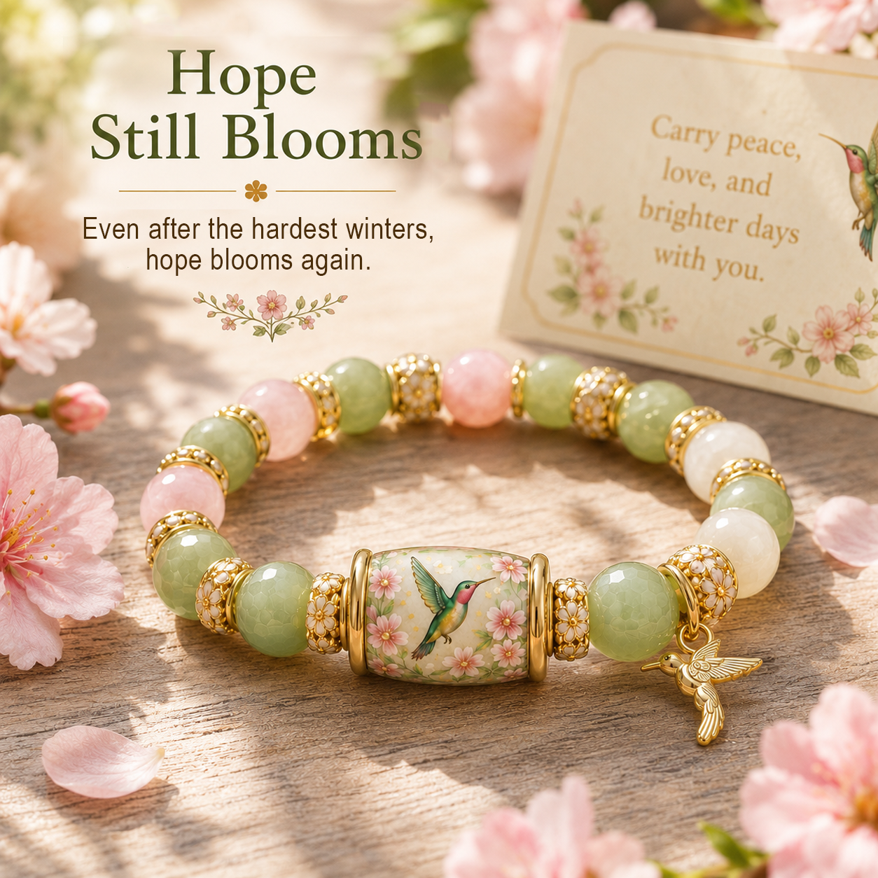 🌿 Love, Peace & Spring Blessings 💖 | 2026 Limited Edition Bracelet