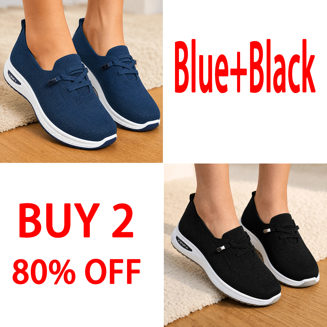 🔥Last Day Promotion 70% OFF - Breathable Mesh Walking Shoes With Cushioning Support