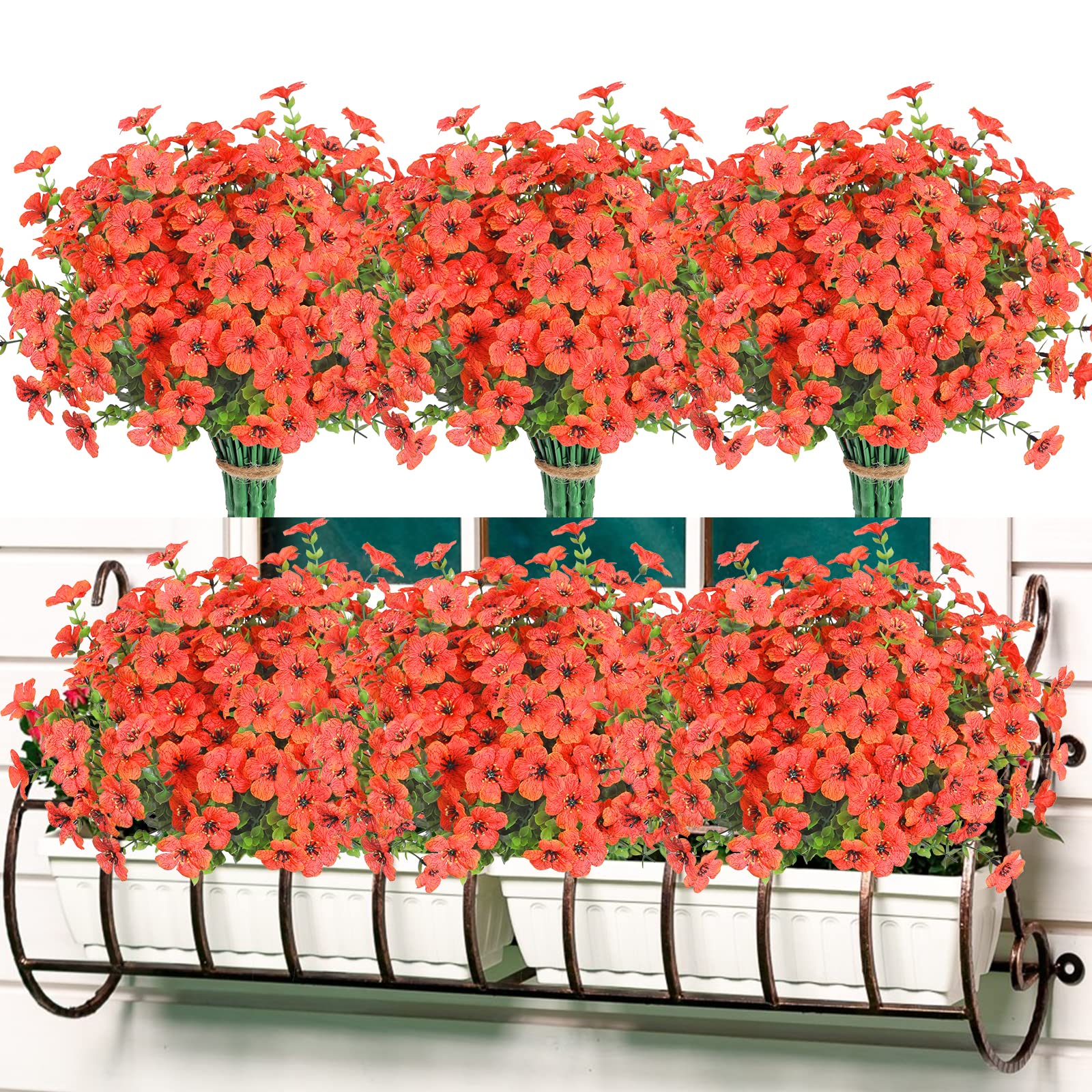🔥Last Day 49% OFF- No Fade All Weather Artificial Flowers for Outdoors💐