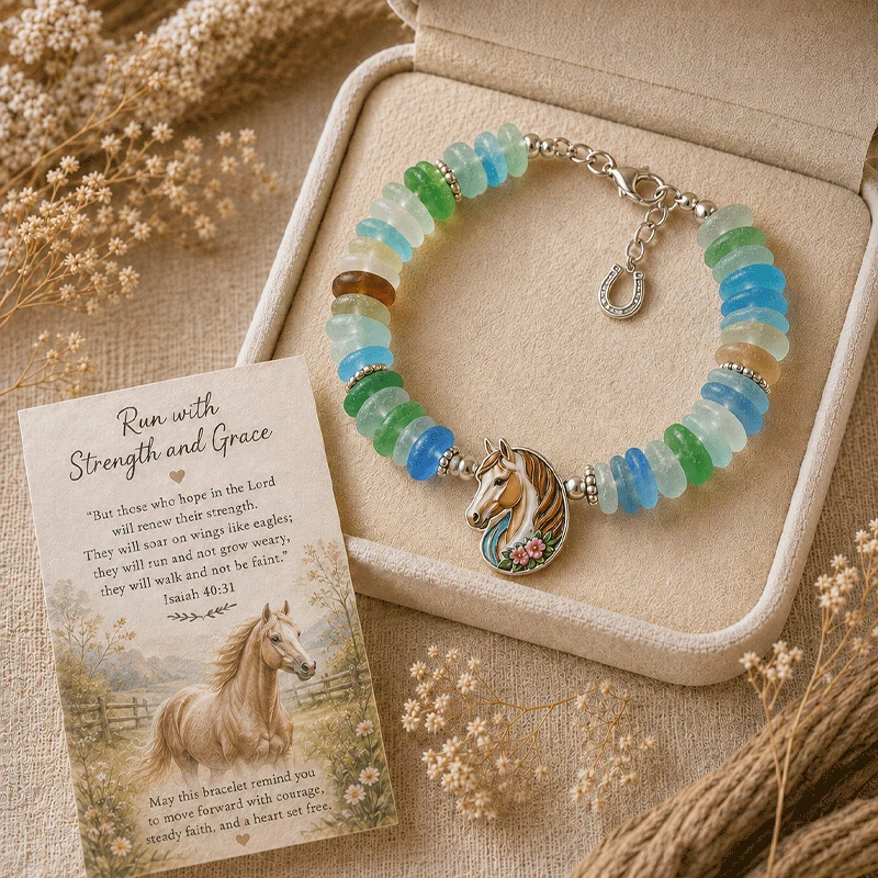 🎁50% Off Last Day - 🌊Sea Glass Blessing Bracelet
