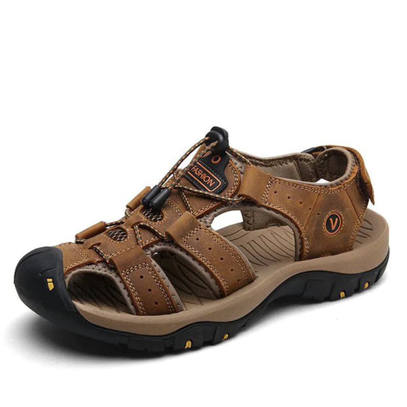 🎁 Don’t Miss 50% -The 2026 'Walking on Clouds' Leather Sandal That Thousands of Men Are Switching To