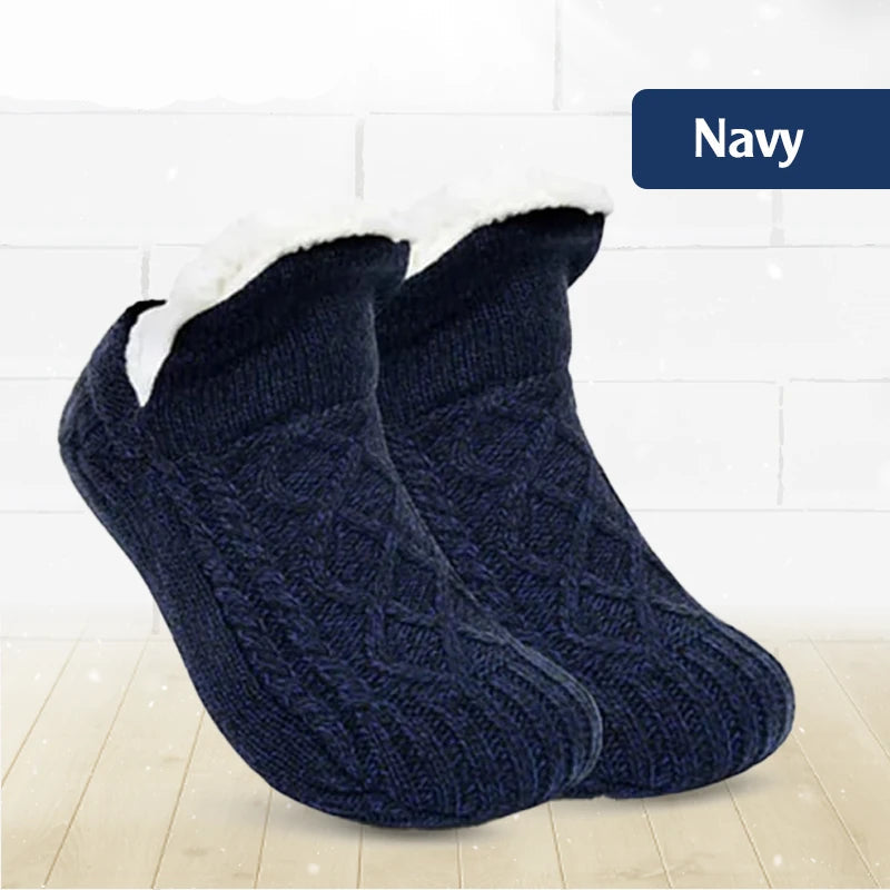 Fleece-Lined Non-Slip Thermal Slippers Socks-Buy 3 Pcs Get Free Shipping