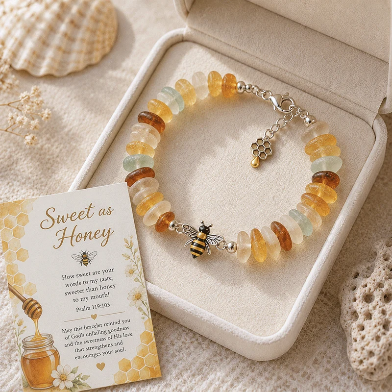 🎁50% Off Last Day - 🌊Sea Glass Blessing Bracelet