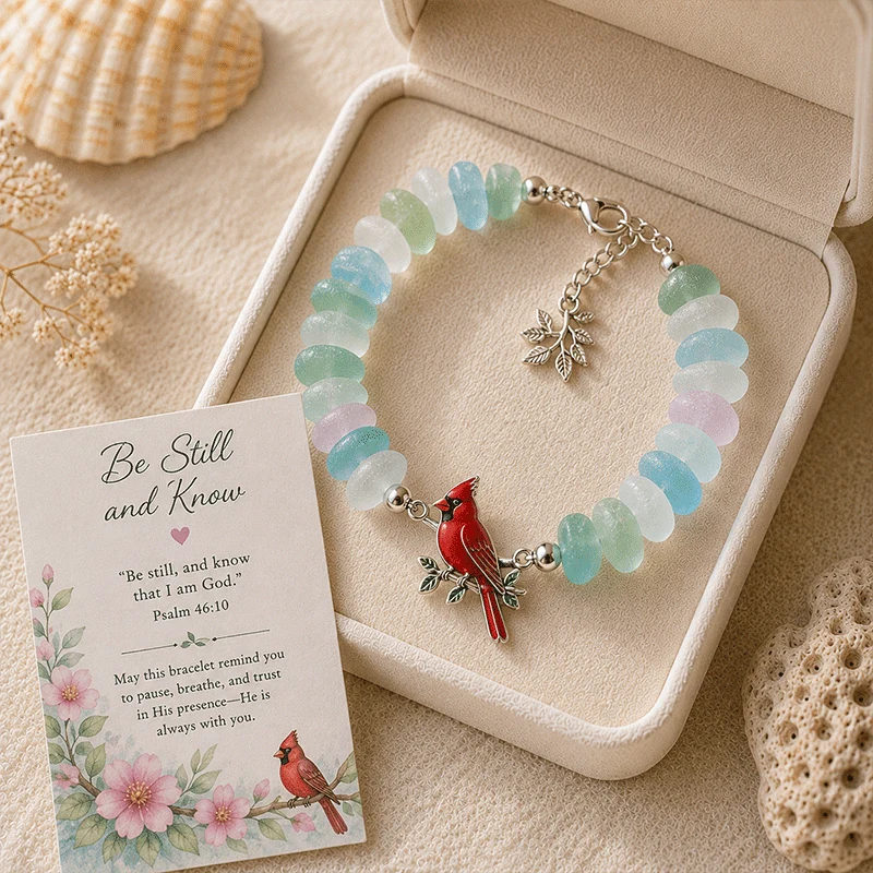 🎁50% Off Last Day - 🌊Sea Glass Blessing Bracelet