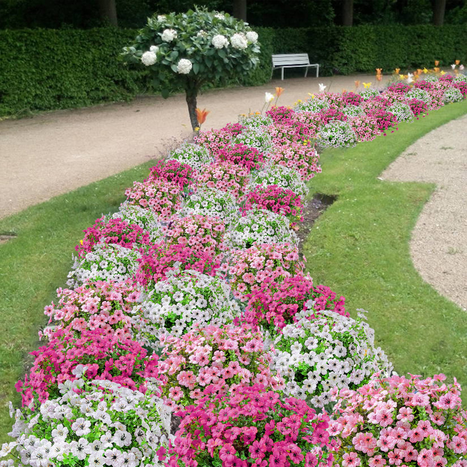 🔥Last Day 49% OFF- No Fade All Weather Artificial Flowers for Outdoors💐