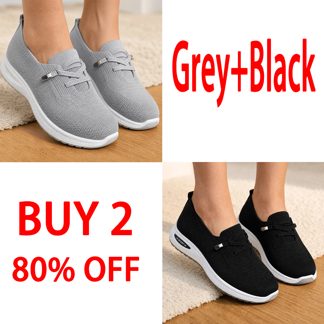 🔥Last Day Promotion 70% OFF - Breathable Mesh Walking Shoes With Cushioning Support