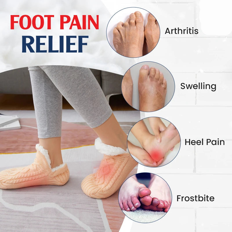 Fleece-Lined Non-Slip Thermal Slippers Socks-Buy 3 Pcs Get Free Shipping