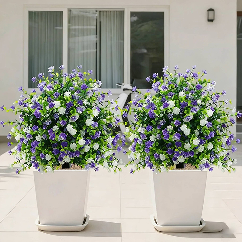 Last Day Promotion! 🔥Artificial Potted Trees With Ground Stakes🌼