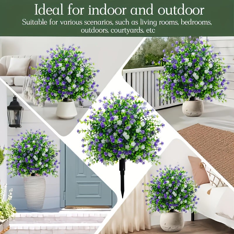 Last Day Promotion! 🔥Artificial Potted Trees With Ground Stakes🌼