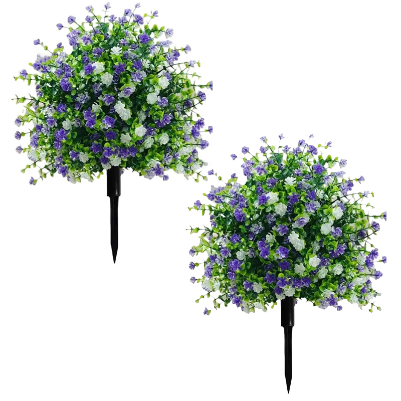 Last Day Promotion! 🔥Artificial Potted Trees With Ground Stakes🌼