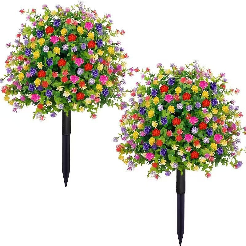 Last Day Promotion! 🔥Artificial Potted Trees With Ground Stakes🌼