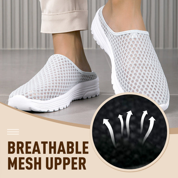 Last Day 70% Off! 🔥Orthopedic Slip-On Sneakers for Women Breathable Mesh Walking Shoes with Arch Support