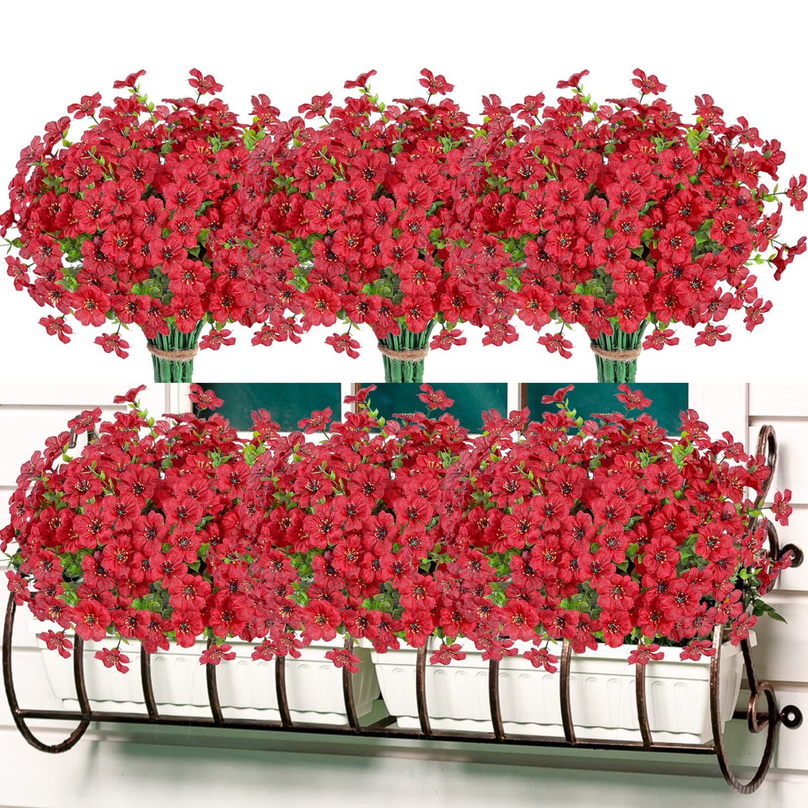 🔥Last Day 49% OFF- No Fade All Weather Artificial Flowers for Outdoors💐