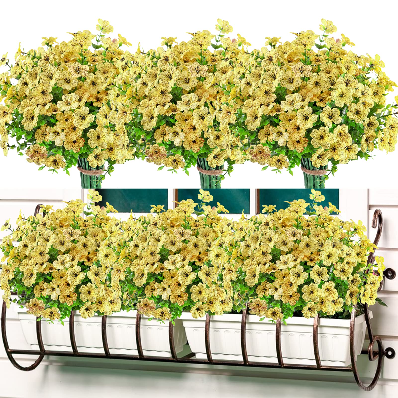 🔥Last Day 49% OFF- No Fade All Weather Artificial Flowers for Outdoors💐
