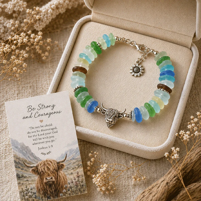 🎁50% Off Last Day - 🌊Sea Glass Blessing Bracelet