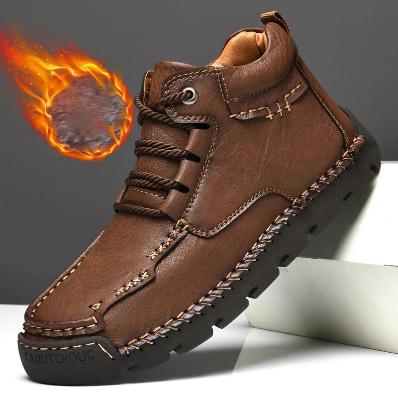 ⏰Limited Time Sale 70% OFF-Men's new handmade genuine leather orthopedic shoes with arch support