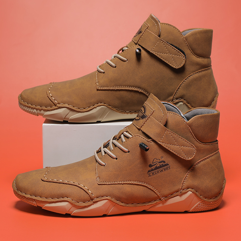 Last day 70% off ⏱️🔥Men's authentic calfskin high-top Martin boots